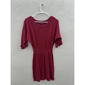Express Womens Dress Size XS Half Sleeve Red Sweater Dress
